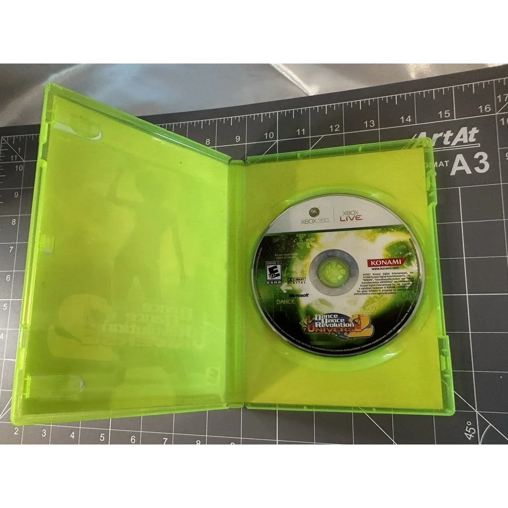Dance Dance Revolution: Universe 2 (Microsoft Xbox 360, Live, 2007) Tested/works